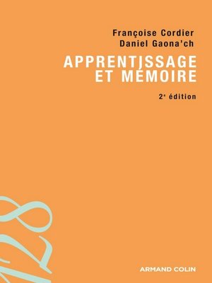cover image of Apprentissage et mémoire